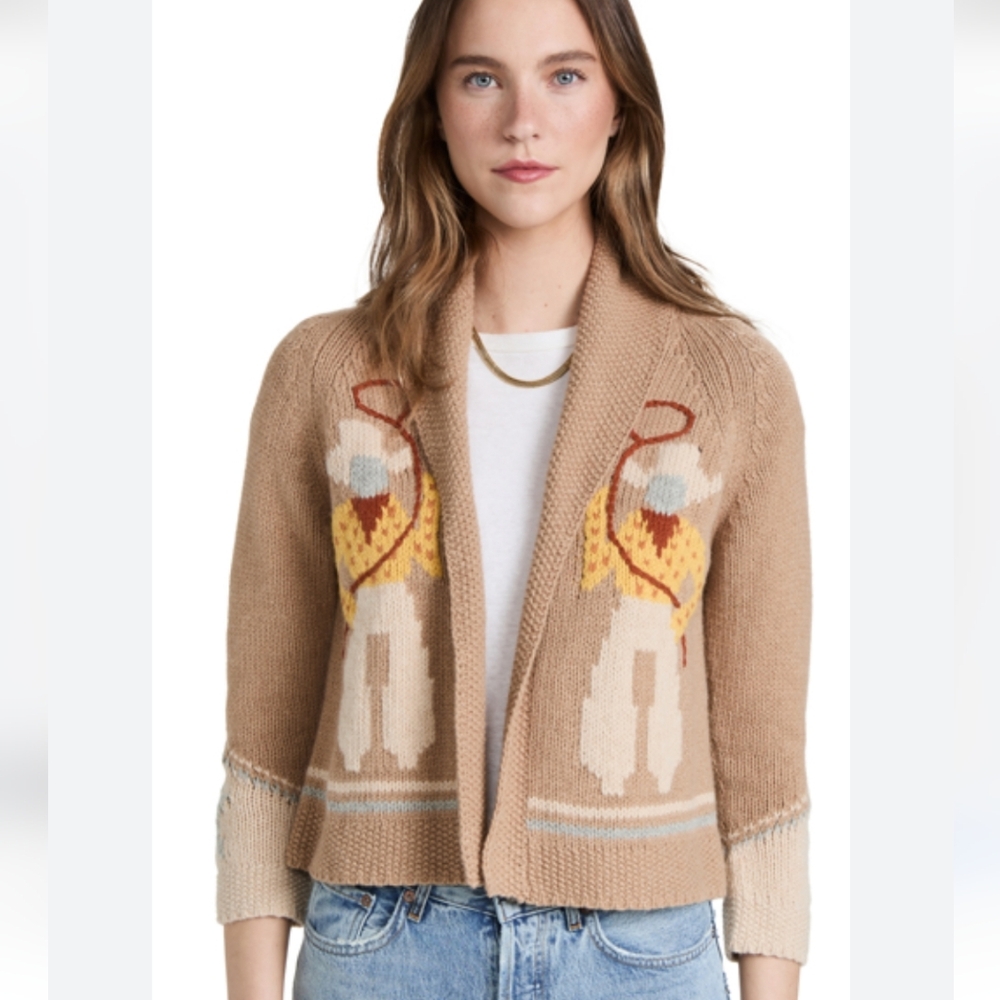 THE GREAT. Cowboy Lodge Cardigan